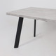 Миниатюра изображения товара Обеденный стол Мамадома Leon Lux Radial-160 раздвижной 160-205x90 (серый сланец/черный)