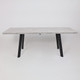 Миниатюра изображения товара Обеденный стол Мамадома Leon Lux Radial-160 раздвижной 160-205x90 (серый сланец/черный)