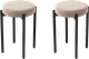 Миниатюра изображения товара Набор табуретов Памир Паоло F08 (2шт, бежевый/черная опора)