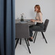 Миниатюра изображения товара Стул Мамадома Rommy (b28 Antracite Lux/черный)