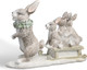 Миниатюра изображения товара Статуэтка Lefard Крольчиха с крольчатами 162-1319