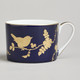 Миниатюра изображения товара Чашка с блюдцем Lefard Golden Birds 419-134