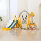 Миниатюра изображения товара Горка-комплекс UNIX Kids Funny Car с качелями и баскетбольной стойкой / ppslswbs160yel (желтый)