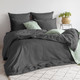 Миниатюра изображения товара Комплект постельного белья Verossa Сатин Евро / 790371 (Graphite, 50x70, 2шт, 70x70, 2 шт)