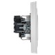 Миниатюра изображения товара Розетка IEK Brite BR-R14-16-K91-F (арктический белый)