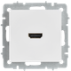 Миниатюра изображения товара Розетка IEK Brite BR-H10-K91 (арктический белый)