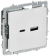 Миниатюра изображения товара Розетка IEK Brite BR-U22-018-K91 (арктический белый)