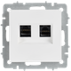 Миниатюра изображения товара Розетка IEK Brite BR-K20-1-K91 (арктический белый)