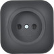 Миниатюра изображения товара Розетка IEK Glory ERH10-K02M-10 (черный матовый)