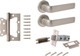 Миниатюра изображения товара Комплект дверной фурнитуры Code Deco Slim H-40136-A-NISM без фиксатора (никель супер матовый)