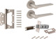 Миниатюра изображения товара Комплект дверной фурнитуры Code Deco Slim H-40137-A-NISM без фиксатора (никель супер матовый)