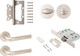 Миниатюра изображения товара Комплект дверной фурнитуры Code Deco Slim H-40149-A-NISM с фиксатором (никель супер матовый)