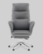 Миниатюра изображения товара Кресло офисное TopChairs Solid с оттоманкой / DD-004-OT серый