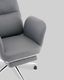 Миниатюра изображения товара Кресло офисное TopChairs Solid с оттоманкой / DD-004-OT серый