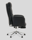 Миниатюра изображения товара Кресло офисное TopChairs Solid с оттоманкой / DD-004-OT (черный)