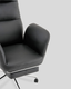 Миниатюра изображения товара Кресло офисное TopChairs Solid с оттоманкой / DD-004-OT (черный)