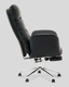 Миниатюра изображения товара Кресло офисное TopChairs Solid с оттоманкой / DD-004-OT (черный)