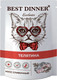 Миниатюра изображения товара Влажный корм для кошек Best Dinner Exclusive Телятина (85г)