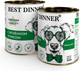 Миниатюра изображения товара Влажный корм для собак Best Dinner Premium Меню №5 с ягненком и рисом (340г)