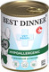 Миниатюра изображения товара Влажный корм для собак Best Dinner Hypoallergenic Exclusive с кониной и рисом (340г)