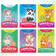 Миниатюра изображения товара Набор развивающих книг Буква-ленд №2 Эмострики, мягкая обложка (Евгения Сачкова, 6шт)