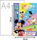Миниатюра изображения товара Набор для творчества Disney Книга-аппликация. Поделки своими руками / 9304077