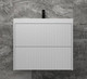 Миниатюра изображения товара Тумба под умывальник Symbolite Стокгольм 70 Classic Push 2 ящика (подвесная, белый рифленый софт)