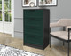 Миниатюра изображения товара Комод Интерлиния Концепт Тренд КТ-К60 (антрацит/изумруд)