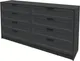 Миниатюра изображения товара Комод Интерлиния Концепт Тренд КТ-К197 (антрацит/пепел)