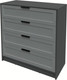 Миниатюра изображения товара Комод Интерлиния Концепт Тренд КТ-К100 (антрацит/серый)
