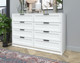 Миниатюра изображения товара Комод Интерлиния Концепт Тренд КТ-К157 (белый платинум/белый)