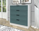 Миниатюра изображения товара Комод Интерлиния Концепт Тренд КТ-К100 (белый платинум/верде)