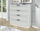 Миниатюра изображения товара Комод Интерлиния Концепт Тренд КТ-К100 (белый платинум/грей)