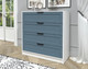 Миниатюра изображения товара Комод Интерлиния Концепт Тренд КТ-К100 (белый платинум/дуб лазурный)