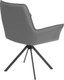 Миниатюра изображения товара Стул Tetchair Мурано опора 360 (велюр/букле (HYP)/экокожа, светло-серый/графит)