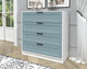 Миниатюра изображения товара Комод Интерлиния Концепт Тренд КТ-К100 (белый платинум/океан)