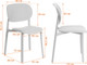 Миниатюра изображения товара Стул Tetchair Adore XRB-1025 (белый)