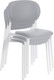 Миниатюра изображения товара Стул Tetchair Adore XRB-1025 (серый/белый)