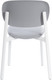 Миниатюра изображения товара Стул Tetchair Adore XRB-1025 (серый/белый)