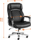 Миниатюра изображения товара Кресло офисное Tetchair Atlant (рецикл. кожа/иск. кожа, черный)