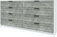 Миниатюра изображения товара Комод Интерлиния Концепт Тренд КТ-К197 (белый платинум/керамика)