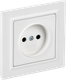 Миниатюра изображения товара Розетка IEK Brite BR-R10-10-K91-F (арктический белый)