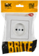 Миниатюра изображения товара Розетка IEK Brite BR-R10-10-K91-F (арктический белый)