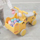 Миниатюра изображения товара Каталка детская UNIX Kids Hippo Yellow / ptscar68yel