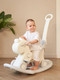 Миниатюра изображения товара Качалка-каталка UNIX Kids Лошадка с ручкой / pprhwhgry (серый)