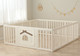 Миниатюра изображения товара Игровой манеж UNIX Kids Classic Tree House 180x200 / ppcl12cl (Camel)