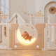 Миниатюра изображения товара Игровой манеж UNIX Kids DeLuxe House&Storage 150x180 / pplxswhs180wc (Camel)