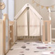 Миниатюра изображения товара Игровой манеж UNIX Kids DeLuxe House&Storage 180x200 / pplxswhs200wc (Camel)