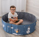 Миниатюра изображения товара Сухой бассейн UNIX Kids Space 100 / ppbp100blu (синий, без шариков)
