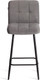 Миниатюра изображения товара Стул барный Tetchair Medeo Полубарный (велюр, серый)